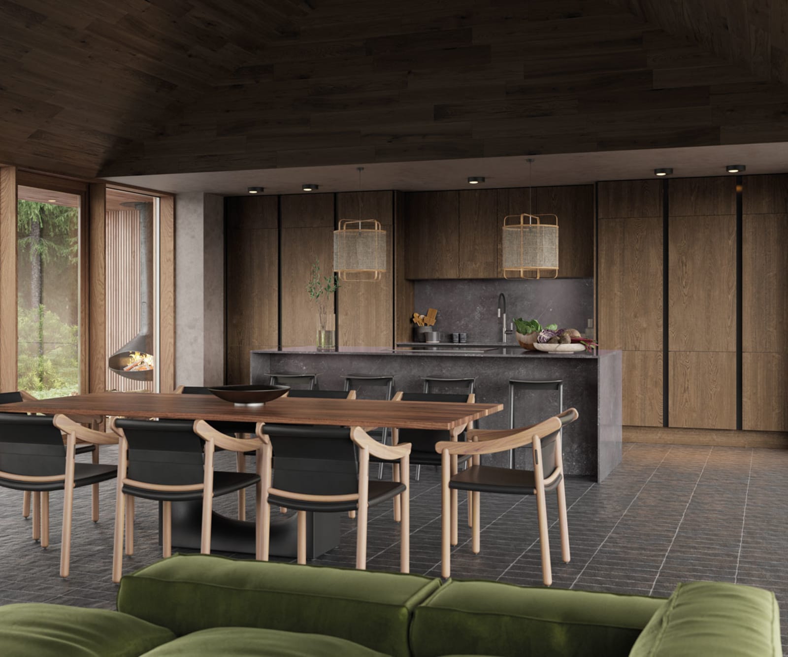 Image showcasing Integra Nordic Nature Kitchen Range | Magnet